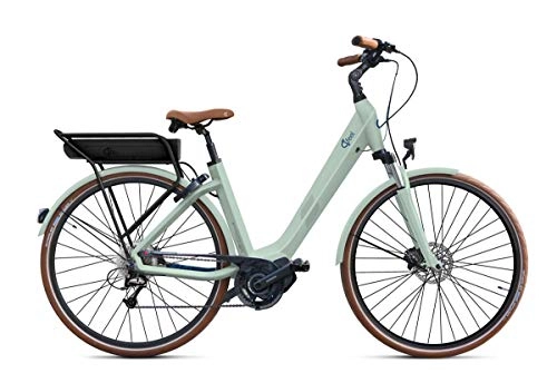 Vélos électriques : Vlo Assistance Electrique O2FEEL Swan D8 Light Green-26' Pack 400