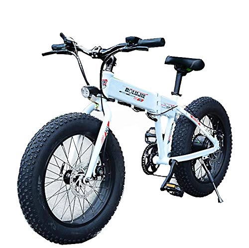 Vélos électriques : Vlo lectrique Pliable Adulte Mountain Pliant E-Bike Bicyclette Portable Home