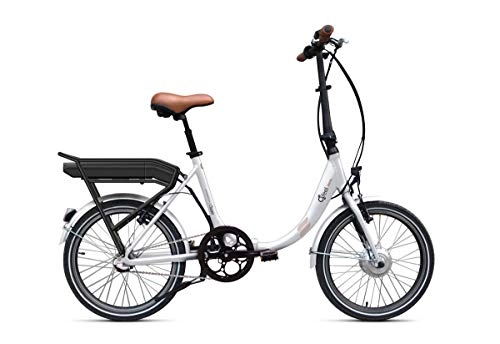 Vélos électriques : Vlo Pliant Assistance Electrique O2FEEL Peps N3 White-20' Pack 504