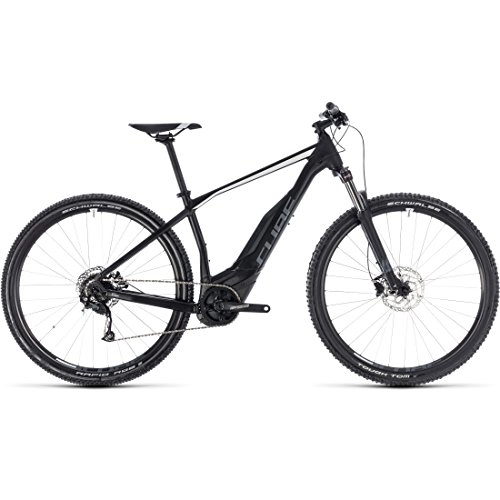 Vélos électriques : VTT à assistance électrique Cube Acid Hybrid ONE 500 29 black'n'white 2018 - 15"