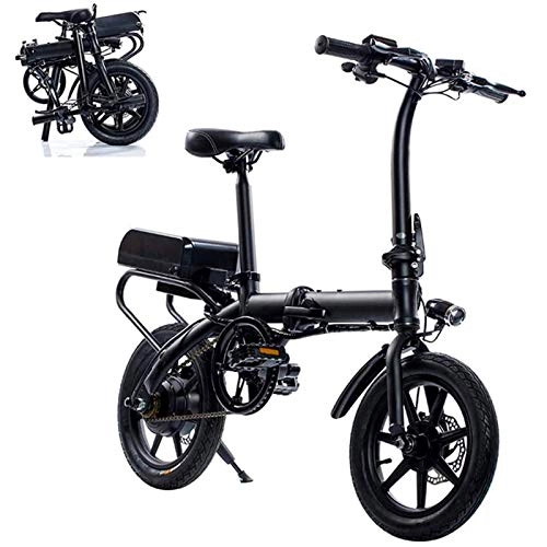 Vélos électriques : Vélo de montagne électrique, Batte à vélos électriques pour hommes adultes Alliage de vélo de montagne 14 "36V 20Ah 250w Batterie lithium-ion 100 kilomètres 3 modes Deux marches Two Plier Ebikes Bicyc