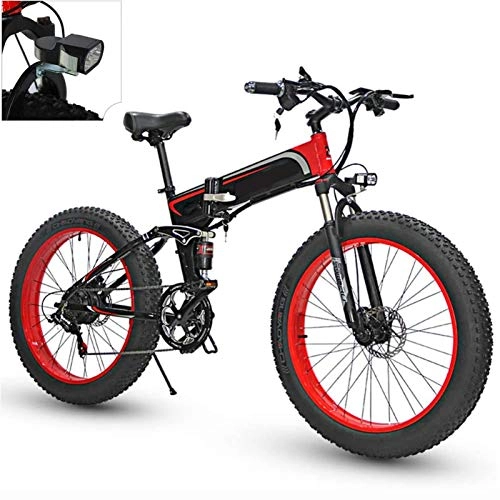 Vélos électriques : Vélo de montagne électrique, Vélos électriques pour adultes 26'''LIMFLIER pour adultes, Alliage d'aluminium TIVE E-Bikes Vélos Tous les terrains, 48V 350-1500W Batterie lithium-ion amovible avec 3 mod