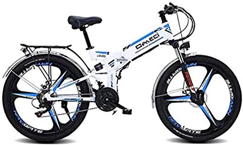 Vélos électriques : Vélo de Neige électrique, 26"Vélo de Montagne électrique 300W pour Adultes 48V 10ah Lithium ION Pedal Battery Assist E-MTB avec 90 km de la durée de