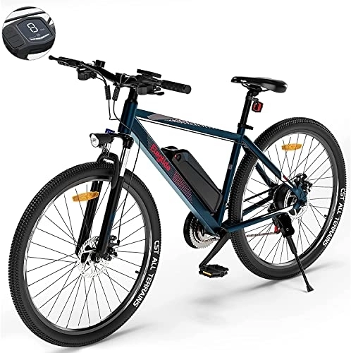 Vélos électriques : Vélo Électrique, Eleglide M1 Nouvelle Version Vélo de Montagne électrique 27.5", VTT Électrique, Batterie 36V 7, 5Ah Amovible, écran LED, Shimano 21 Vitesses, E-Bike Urbain pour Adulte