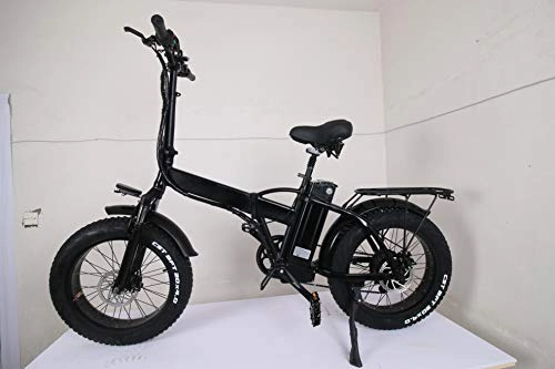 Vélos électriques : Vélo Électrique Et Plié De Ville avec Batterie Amovible De Lithium De 48v15ah Et Roue De 20pouces