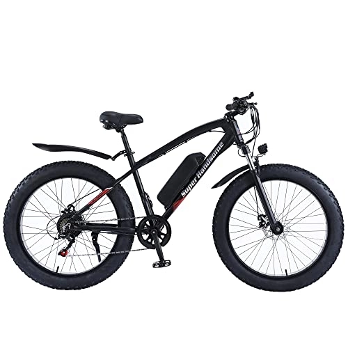 Vélos électriques : Vélo Électrique Fat Bike 26 * 4.0 Pouces vélo de Montagne pour Adulte Homme Femme
