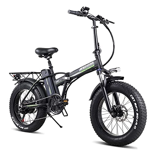 Vélos électriques : Vélo Électrique Pliable 20" 4.0 Fat Tire Off-Road E-Bike 800W Batterie Lithium-ION 48V / 15Ah, Kilométrage de Recharge Jusqu'à 80-100km, Vitesse Maximum 45km / h, EU Warehouse