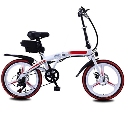 Vélos électriques : Vélo Électrique Pliable, 20 Pouces Vélo Électrique 36V 8Ah Mini Taille Absorption Double Choc Commute Ebike Vélos Électriques