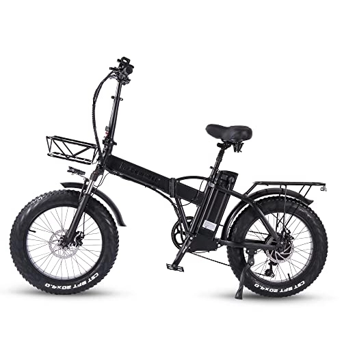 Vélos électriques : Vélo Électrique Pliant E-Bike 20 Pouces 7 Vitesses Batterie Amovible 15Ah Vélo de Ville pour Adulte