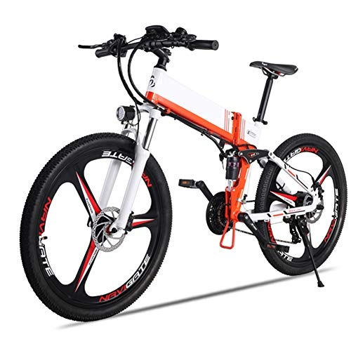 Vélos électriques : Vélo Électrique Vélo Électrique De Montagne 48V 500W Vélo De Montagne Pliant pour Adulte 21 Vitesses VTT Électrique