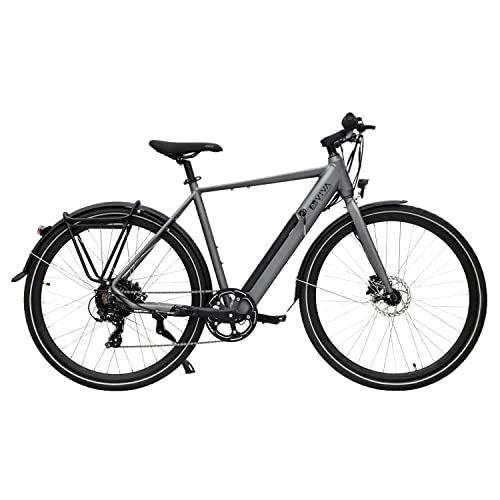 Vélos électriques : Vélo électrique 28" AsVIVA BC1-C avec dérailleur Shimano Tourney 7 vitesses | Batterie Samsung Cell 36 V 10, 5 Ah | Moteur arrière Bafang 250 W Bafang Vélo électrique Urban Pedelec