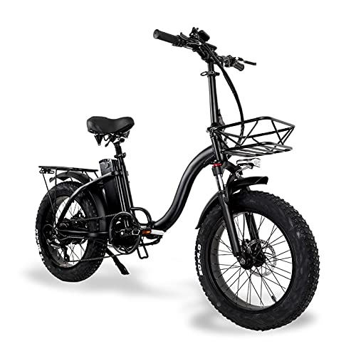 Vélos électriques : Vélo électrique 800W 48v 12.8Ah Vélo électrique Vélo Adulte Mountain de Neige de la Neige 20 Pouce Pliante Pneu Pneu eurcike pour Homme Femmes par paritaire (Color : 48V750W15AH)