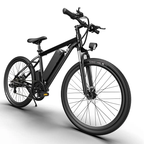 Vélos électriques : Vélo électrique ADO A26 pour homme et femme, 26 x 4, 0 pouces, 250 W, avec batterie amovible 36 V 12, 4 Ah, 45-4 = 90 km / h