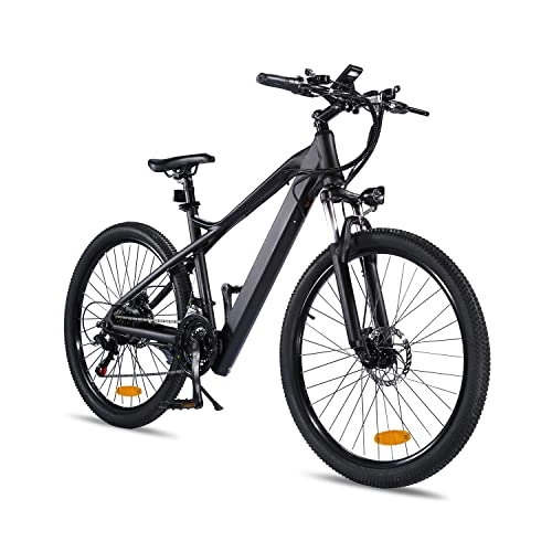 Vélos électriques : Vélo électrique BK7 26" E-Bike, E-Mountainbike, 7.5Ah-48V batterie, 25 km / h, Shimano 21 vitesses avec double absorption des chocs EBike pour les navetteurs en plein air