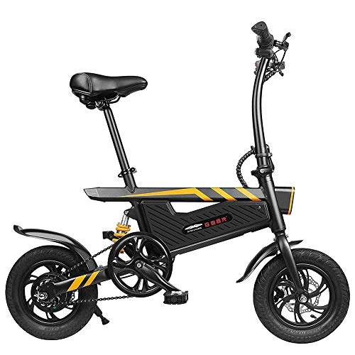 Vélos électriques : Vélo électrique Pliable Jusqu'à 25km / h avec 250W Moteur, Roue de 12 Pouces, Batterie Lithium 36V / 6Ah, City E-Bike pour Adulte et Navetteurs