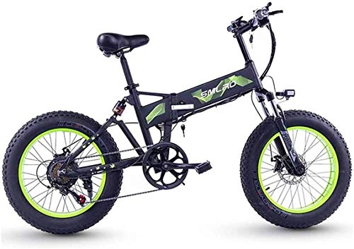 Vélos électriques : Vélo électrique Pliable, Vélo de neige électrique, vélos électriques pliants 4.0 pneus de graisse, alliage d'aluminium ALLIAGE LCD Présortisseur d'amortisseur Sports de vélo de vélo à vélo d'extérieur
