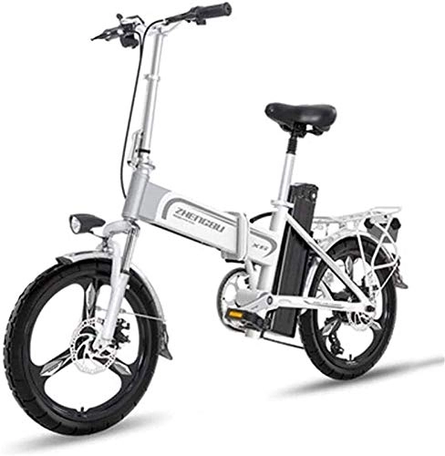 Vélos électriques : Vélo électrique Pliable, Vélo de neige électrique, vélos électriques rapides pour adultes légers vélo électriques de 16 pouces roues portables ebike avec pédale 400W assistance électrique vélo électri