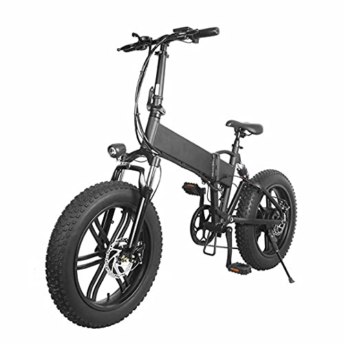 Vélos électriques : Vélo électrique Pliant 500W 36V 10.4AH Batterie vélo électrique en Aluminium 6061 de 20 Pouces, Frein à Disque Double, Plusieurs Modes de Conduite Noir