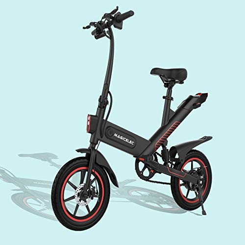 Vélos électriques : Vélo électrique pour Adultes, Vélo électrique Pliant 350W vélo électrique étanche avec Roues de 14 Pouces, 10Ah la Batterie Rechargeable de Grande capacité, 40-50 km de portée, Trois Modes de Conduite