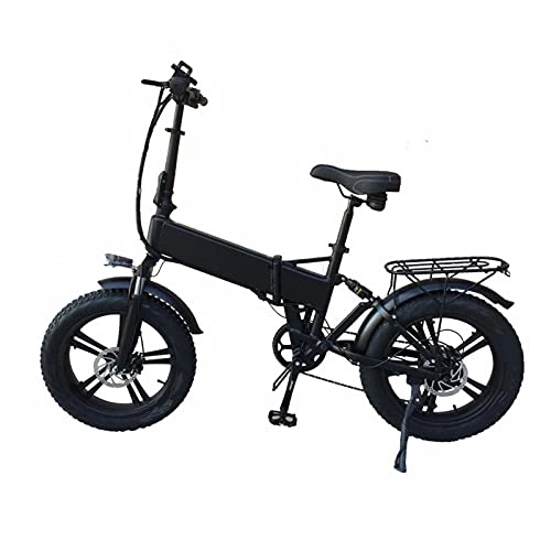 Vélos électriques : Vélo électrique Vélo électrique vélo pour Hommes vélo Pliant à l'intérieur de la Batterie pneus de la Batterie Absorption des Chocs hydrauliques par paritaire (Color : 1000W48V15AH)