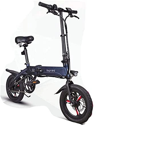 Vélos électriques : Vélo électrique Vélos électriques rapides pour adultes légers et aluminium pliant vélos électriques avec des pédales d'assistance alimentaire et une batterie de lithium 36V avec des roues de 14 pouces