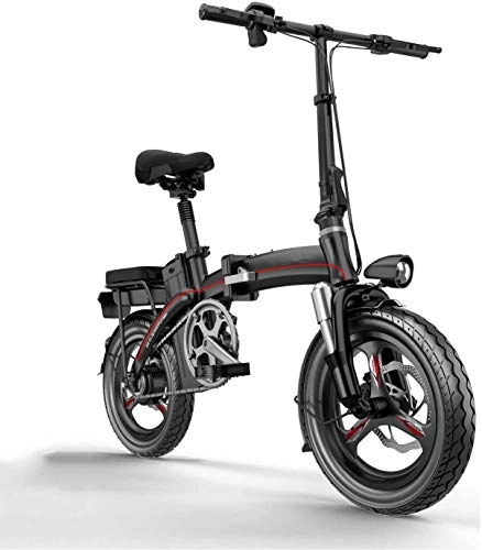 Vélos électriques : Vélos Électriques Pliants, Auto-Super Light Petit Batterie 25Ah Batterie Au Lithium Alimentation Vélo avec GPS Système De Positionnement 48V / 400W