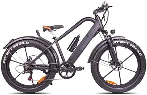 Vélos électriques : WANGCAI Vélos électriques VTT électrique for Adultes, en Alliage de magnésium eBikes Vélos Tout Terrain, Batterie Amovible Lithium-ION for Hommes
