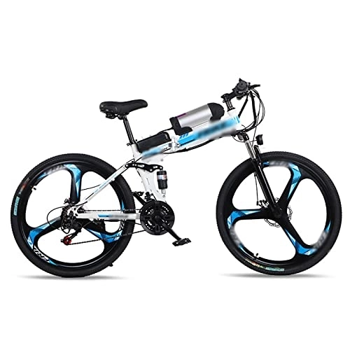 Vélos électriques : WASEK Vélos de Montagne pliants, vélos électriques, véhicules à Changement de Vitesse à Double Roue à Assistance électrique, pour Rendre au Travail (D 8A)