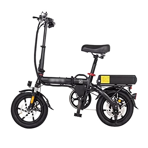 Vélos électriques : WASEK Vélos électriques pliants à Conduite spéciale, électriques Portables Ultra-légers, Petites Voitures à Batterie, véhicules électriques Rendre (Black 25A)