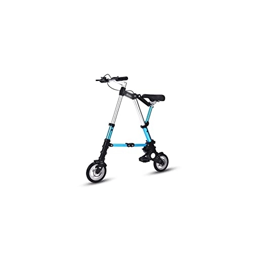 Vélos électriques : Wonzone ddzxc vélos électriques pliables mini ultra légers 30, 5 cm trottinette portable sans gonflage (couleur : bleu)