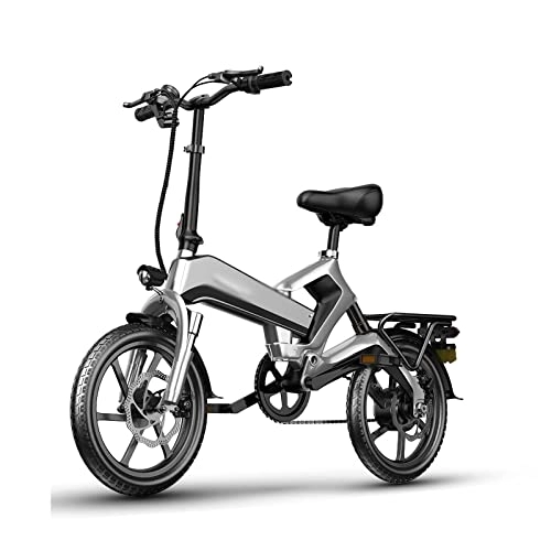 Vélos électriques : Wonzone zxc Vélo électrique Mini vélo électrique pliable VTC