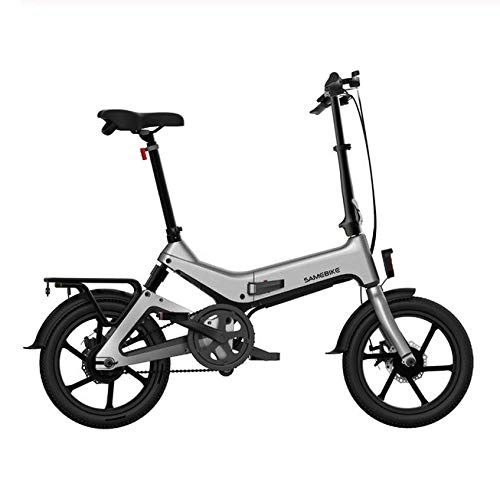 Vélos électriques : WXJWPZ Vélo électrique Pliant 36 V 250 W 7 5 Ah 16 Pouces Vélo électrique Cyclomoteur Vélo 25 Km / H Vitesse Maximale 65 Km Gamme, D