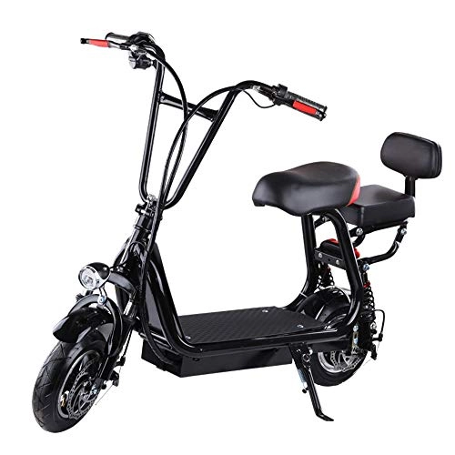 Vélos électriques : X Vlo Pliant 48V Noir de Batterie au Lithium de Voiture de Batterie de Voiture lectrique lectrique de Scooter de Pliage