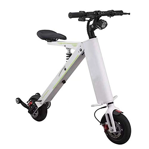 Vélos électriques : YLJYJ Vélo électrique Pliant, Mini vélo de Voiture électrique Pliant pour Adulte, Cadre en Alliage d'aluminium, Batterie de vélo Pliable Portable, Moto extérieure (vélos d'exercice)