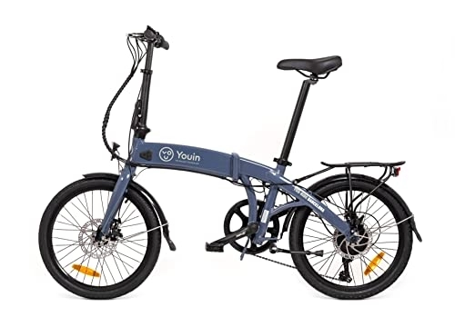 Vélos électriques : YOUIN NO BULLSHIT TECHNOLOGY 2022 Vélo électrique Mixte Adulte, Bleu