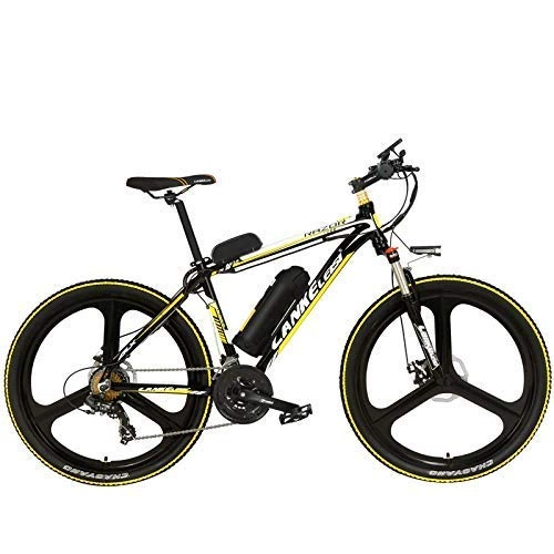 Vélos électriques : ZTBXQ Sports de Plein air Banlieue Ville vélo de Route vélo Montagne MX3.8 26 Pouces Montagne 21 Vitesse 48 V Fourche à Suspension électrique verrouillable vélo à Assistance électrique avec écran LCD