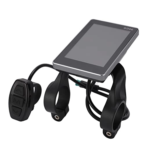 Fahrradcomputer : AXOC Elektrisches Fahrrad-LCD-Display-Messgerät, multifunktionales, einfach zu bedienendes, wasserdichtes LCD-Anzeigefeld für elektrisches Fahrrad
