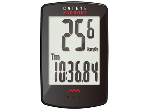Fahrradcomputer : Cateye Unisex – Erwachsene Fahrradcomputer Padrone CC-PA100W, Schwarz, Einheitsgröße