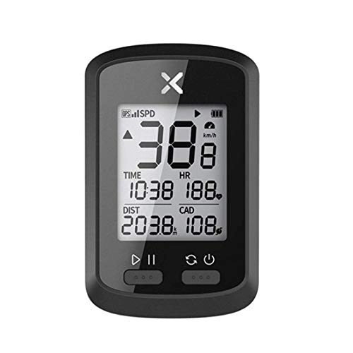 Fahrradcomputer : CHUN LING Xoss G GPS Fahrradcomputer, wiederaufladbarer Fahrradcomputer Drahtloser Bluetooth-Fahrrad-Tachometer mit LCD-Display