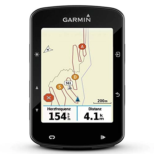 Fahrradcomputer : Garmin Edge 520 Plus GPS-Fahrradcomputer - Leistungswerte, Navigationsfunktionen, Europakarte, 2, 3“ Display
