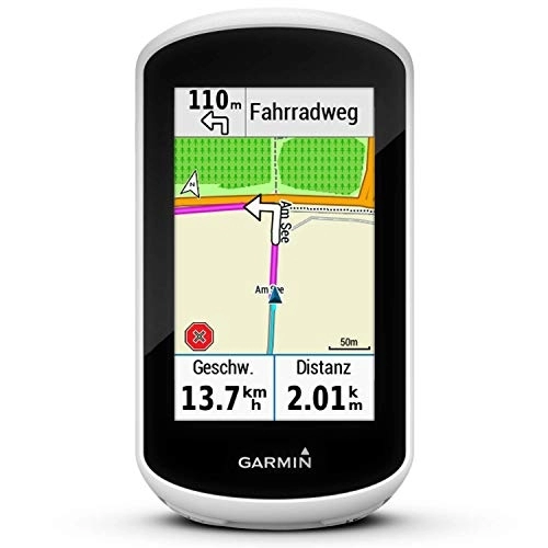 Fahrradcomputer : Garmin Edge Explore GPS-Fahrrad-Navi - Vorinstallierte Europakarte, Navigationsfunktionen, 3“ Touchscreen, einfache Bedienung, weiß / Schwarz, Einheitsgröße