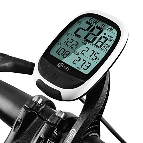 Fahrradcomputer : HKYMBM GPS Fahrradcomputer, Multi-Funktions-Drahtloses Wasserdichtes Fahrrad-Geschwindigkeitsmesser Radsport Zubehör Mit Hintergrundbeleuchtung Großen HD-LCD-Screen-Display
