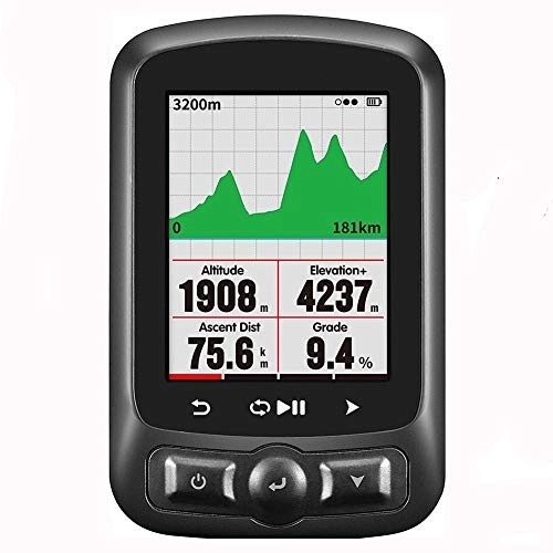 Fahrradcomputer : Home gyms Sport GPS-Fahrrad-Computer Kompatibel mit ANT + Cadence Geschwindigkeit Herzfrequenzsensor Road Map Navigation Wasserdicht Radcomputer