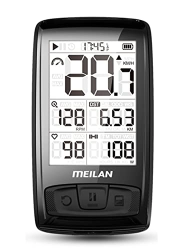 Fahrradcomputer : M4 GPS Fahrradcomputer, kabelloser GPS-Fahrrad-Tracker mit Bluetooth Ant+, wasserdicht, dynamische Leistungsüberwachung