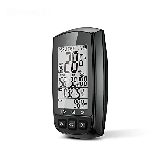 Fahrradcomputer : QIANMA Tachometer GPS Fahrradcomputer Drahtlos Wasserdicht Fahrrad Digitale Stoppuhr Fahrrad Tachometer Ant + Bluetooth 4.0