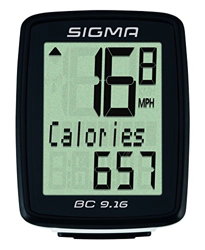 Fahrradcomputer : Sigma BC906 Topline Fahrradtachometer mit 9 Funktionen