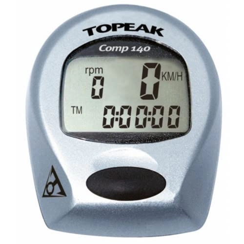 Fahrradcomputer : Topeak Comp 140 (Cadence) Erwachsenenzähler, Schwarz, One Size