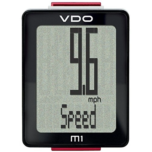Fahrradcomputer : VDO Cycle M1 Fahrrad-Komponentuter, Schwarz, zutreffend