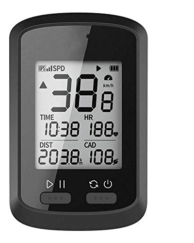 Fahrradcomputer : Wxxdlooa Entfernungsmesser GPS-Fahrrad-Computer-G + Wireless Radfahren Speedometer Rennrad MTB Wasserdichtes Bluetooth Ant + Cadence Geschwindigkeit Fahrrad-Computer