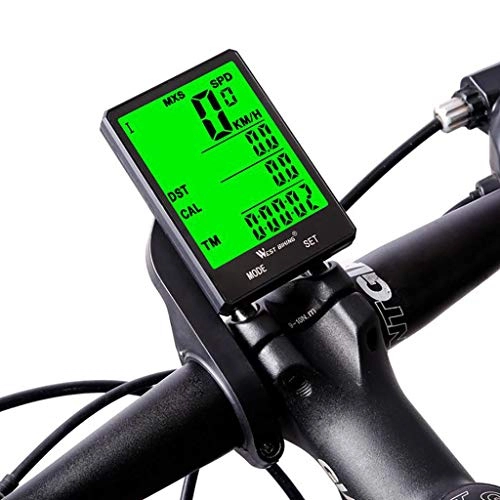 Fahrradcomputer : Xbeast Wireless Fahrrad Fahrrad Computer Fahrrad Tachometer Wasserdicht mit LCD-Hintergrundbeleuchtung Fahrrad Kilometerzähler Für alle Mountainbikes und Rennräder